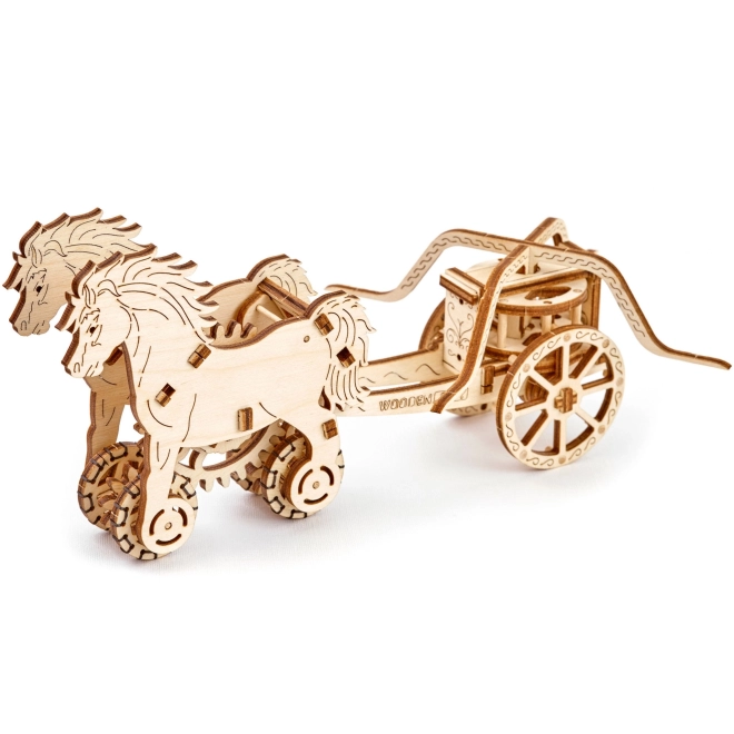 Wooden City 3D Wooden Mechanical Puzzle Da Vinci's War Wagon