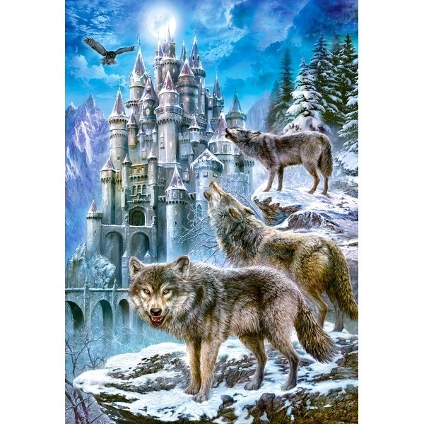 Wolves and Castle Puzzle 1500 Pieces