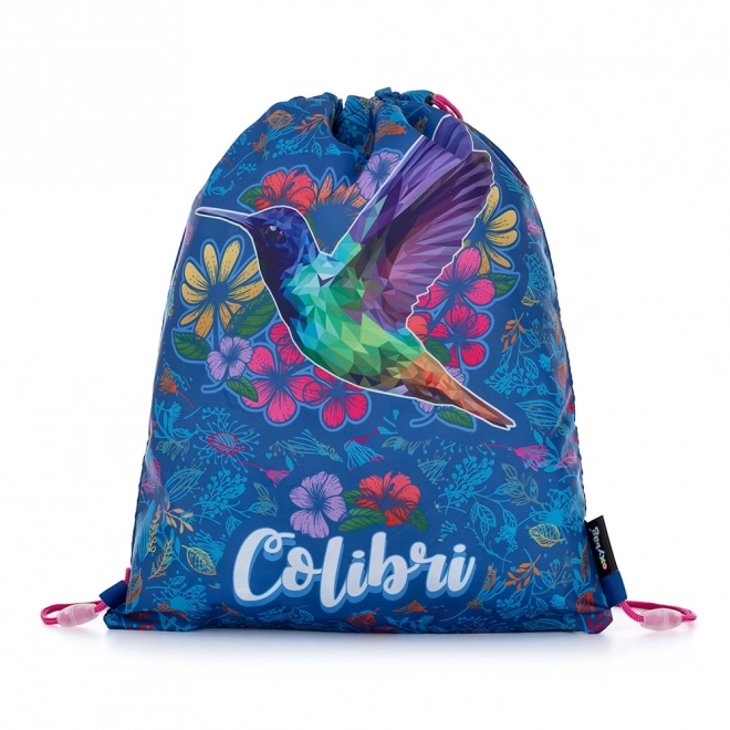 Hummingbird Drawstring Shoe Bag