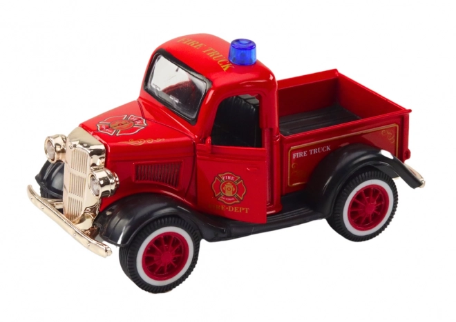 Classic Fire Truck Toy with Lights and Sounds