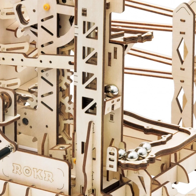 Robotime Rokr 3D Wooden Puzzle Marble Run: Explorer