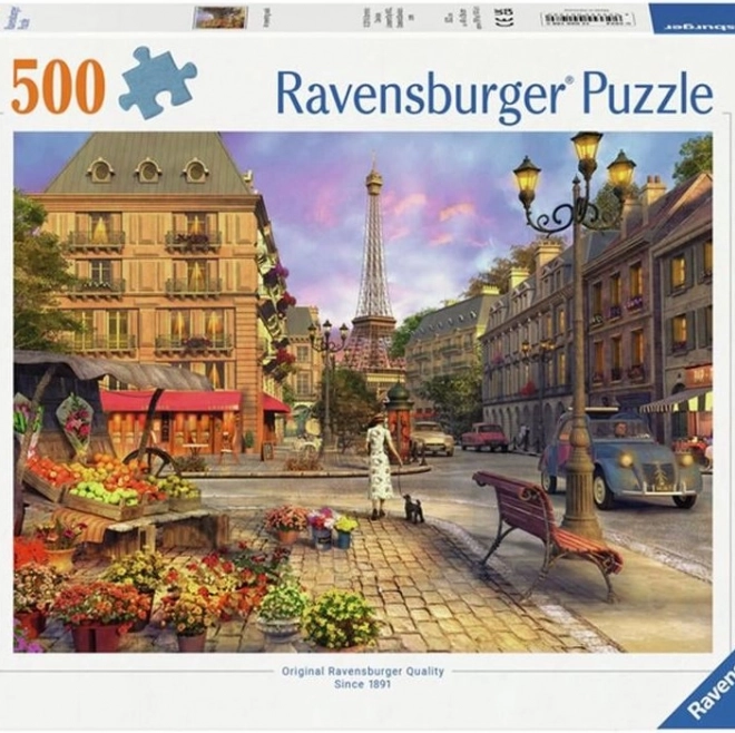 Puzzle Passeggiata Parigi 500 pezzi