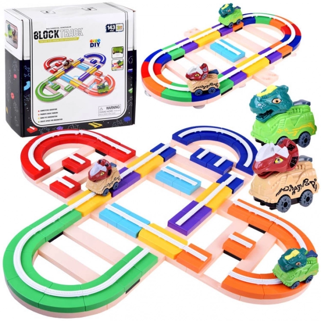 Dinosaur Car Track Set