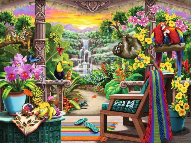 Ravensburger Tropical Retreat Large Format Puzzle