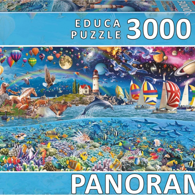 Panoramapuzzle Leben 3000 Teile