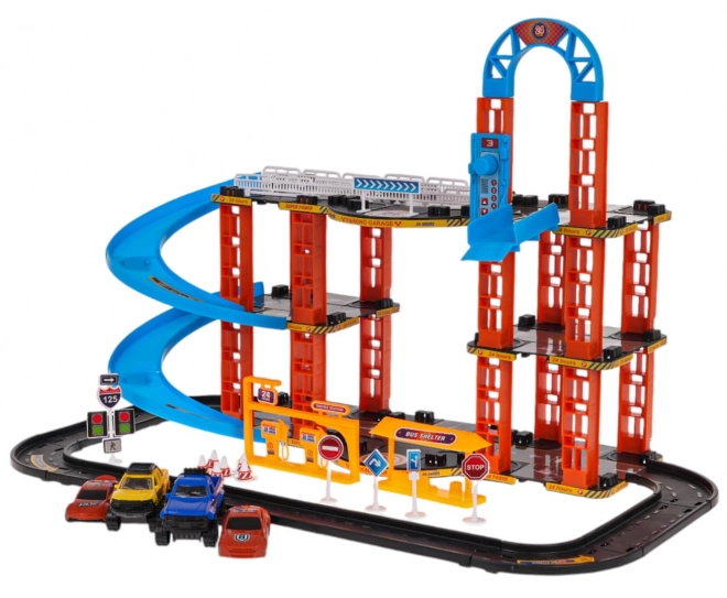 Track Parking and Cars Set