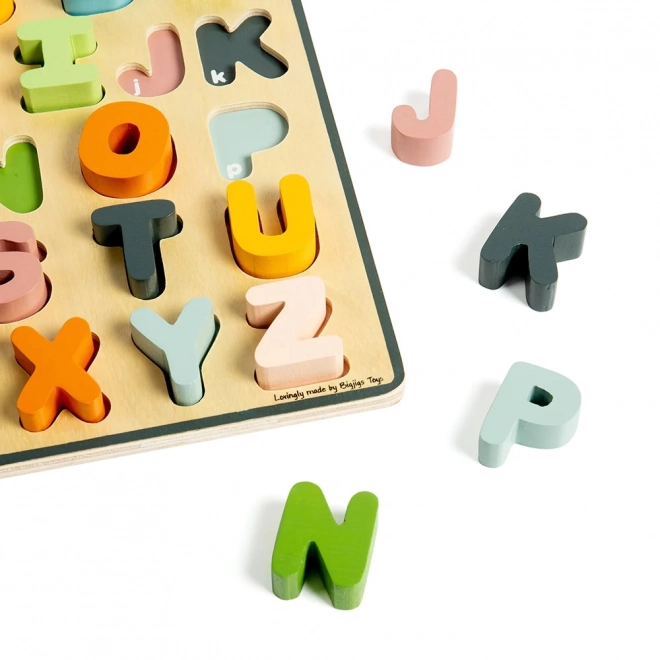 Bigjigs Toys Wooden Puzzle ABC Letters