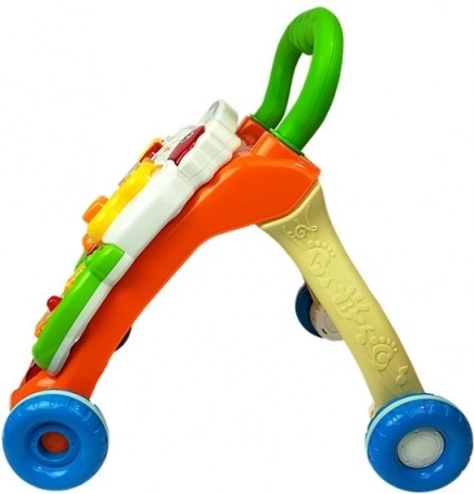 Stable construction and quiet wheels