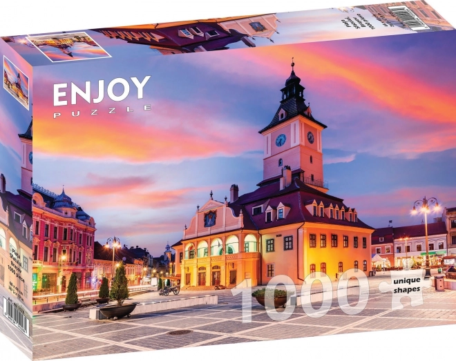 Enjoy Puzzle City Hall Square Brașov Romania 1000 Pieces