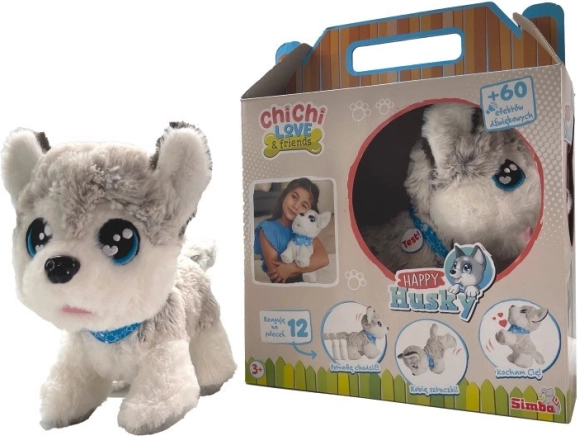 Interactive Mascot ChiChi Love Happy Husky