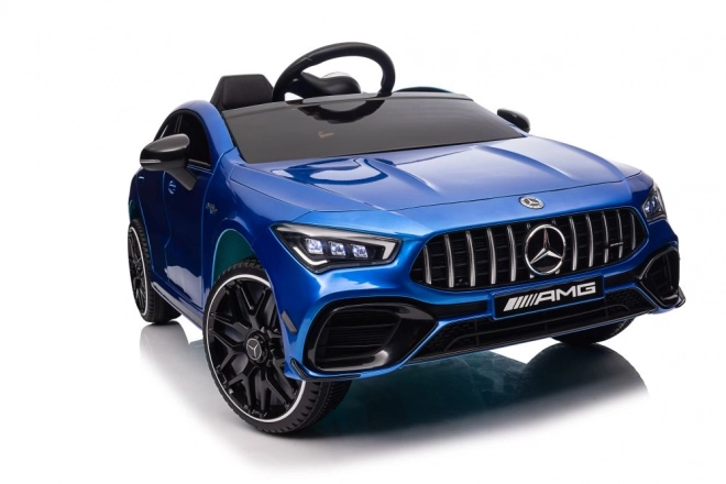 Blue Lacquered 4x4 Mercedes CLA 45s AMG Electric Car