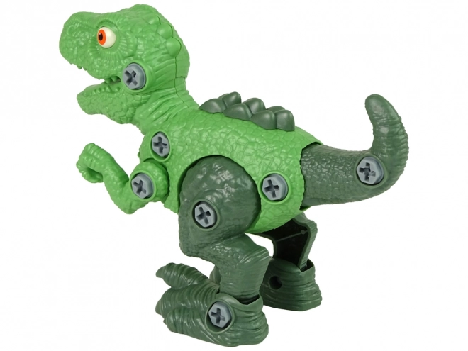 Tyrannosaurus Rex Dinosaur Set with Egg DIY Screwdriver Green