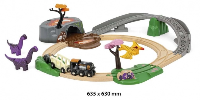 Dino Adventure Train Set