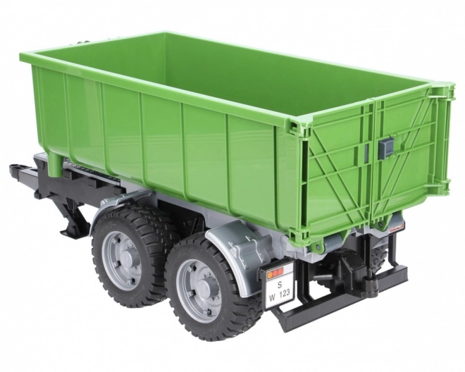 Bruder Green Tipper Truck with Detachable Container