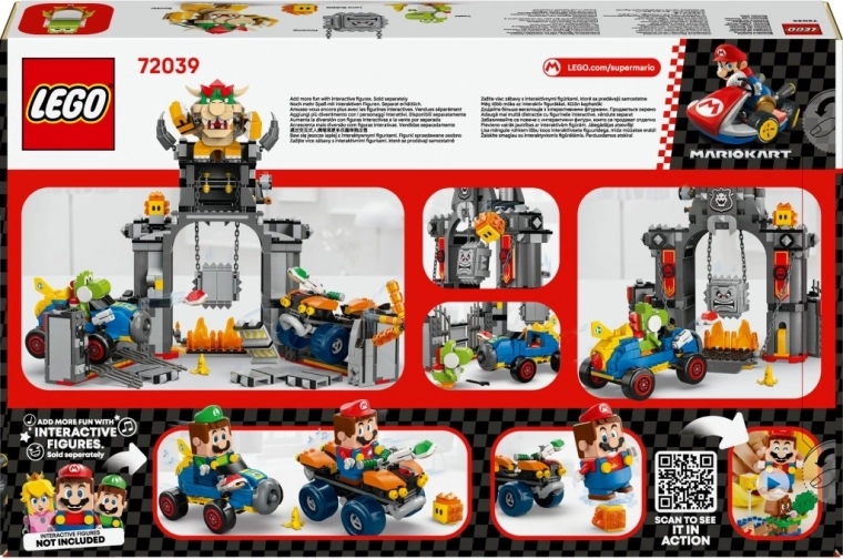 Interaktív effektek LEGO Mario, Luigi vagy Peach figurával