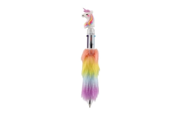 Unicorn Plush Pen with Multicolor Inks