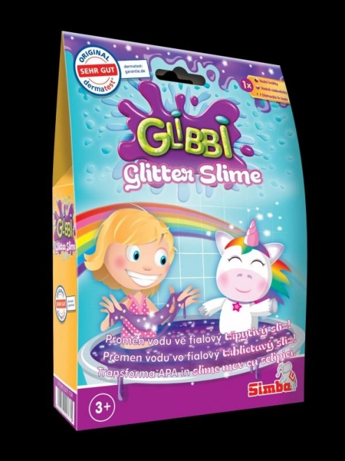 Glibbi Sparkling Purple Slime Bath