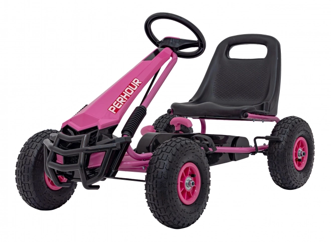 Pedal Go-Kart AIR PerHour for Kids Pink