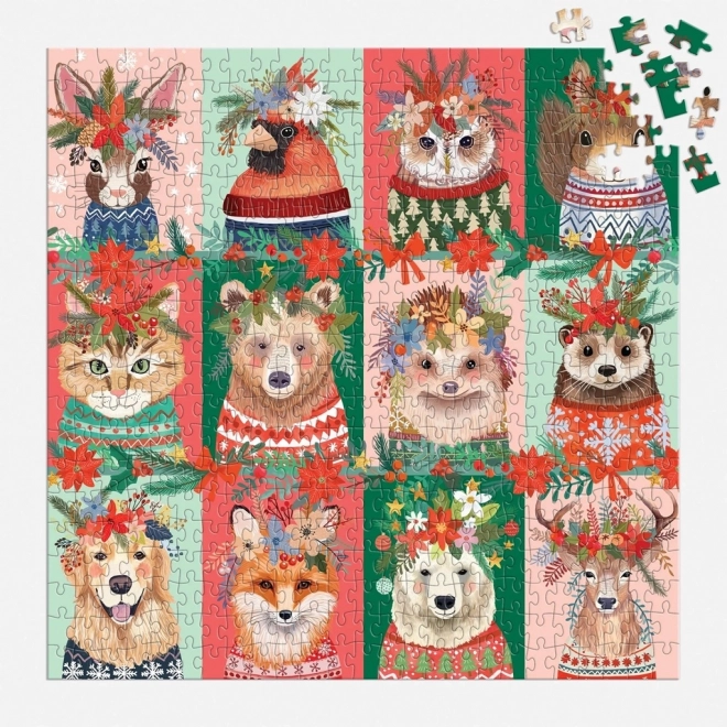 Christmas Critters Puzzle 500 Pieces