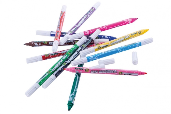 Superstars Duo Double-Sided Markers Set