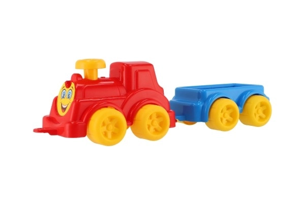 Colorful Plastic Train with Wagon