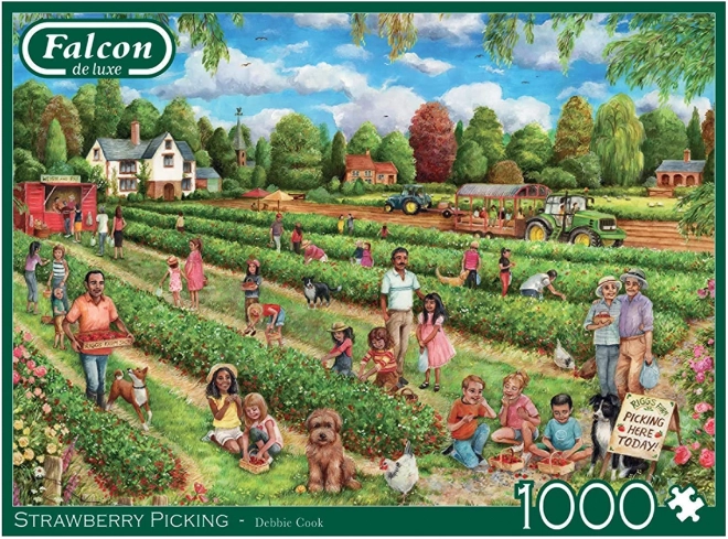 Falcon Puzzle Strawberry Picking 1000 Pieces