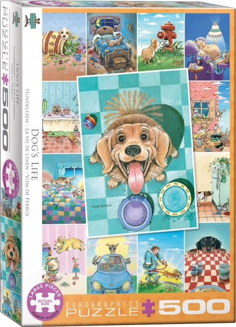 Eurographics Puzzle Dog's Life XL 500 Pieces