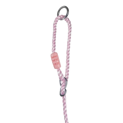 Children's swing on rope pink