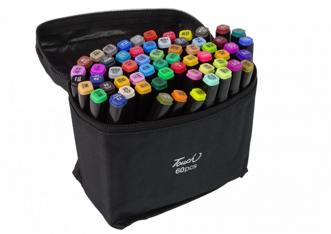 Professional Alcohol-Based Marker Set with Carry Bag