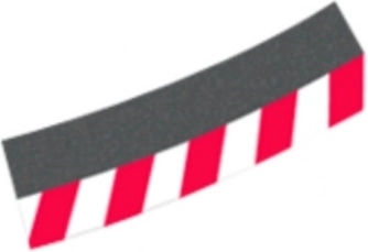 bordure extérieure pour virage relevé 4/15° pour circuits Carrera Evolution, Digital 132 et Digital 124