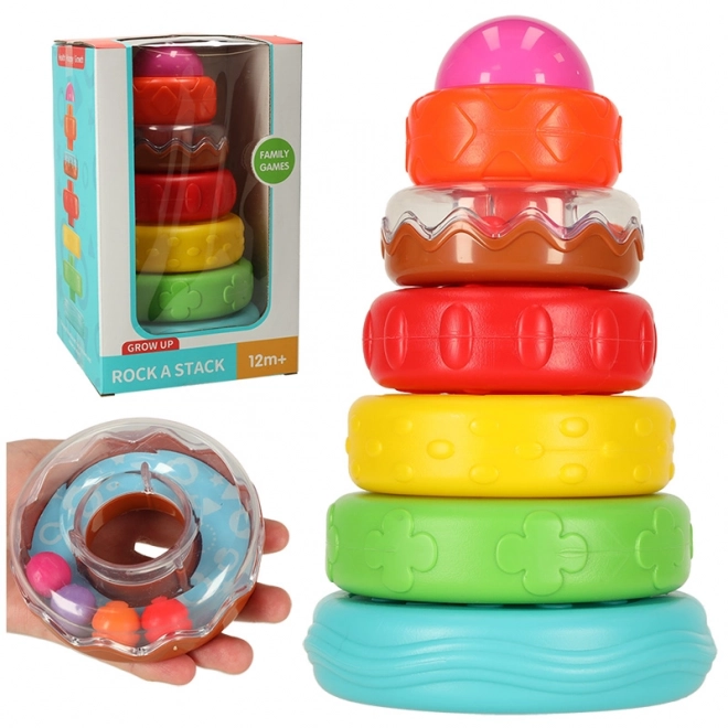 Colorful Montessori Educational Stacking Tower