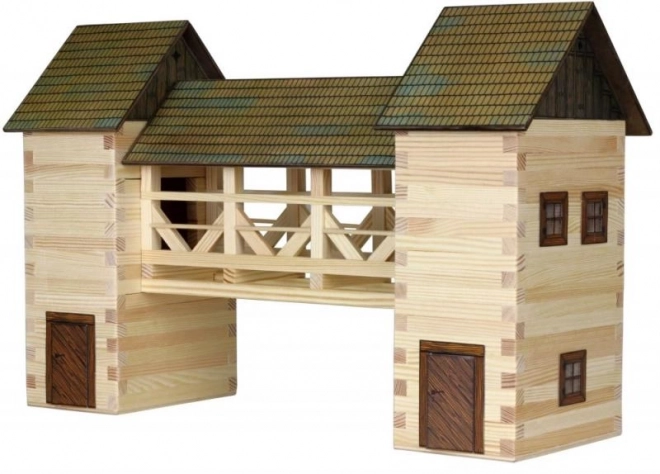 Wooden Construction Kit Bridge