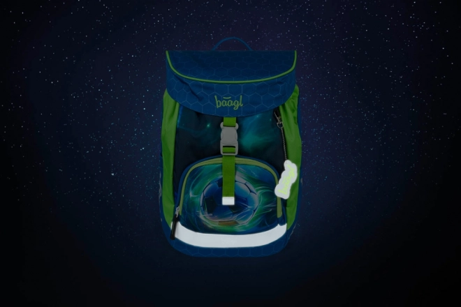 Lightweight School Backpack Airy with Football Design