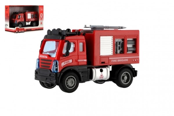 Fire Truck Toy with Pullback Function