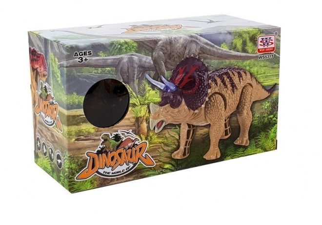 Battery Operated Triceratops Dinosaur Toy