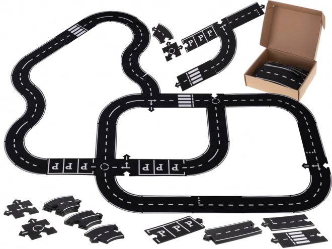 Creative Puzzle 2-in-1 Roadway Set - 40 Pieces