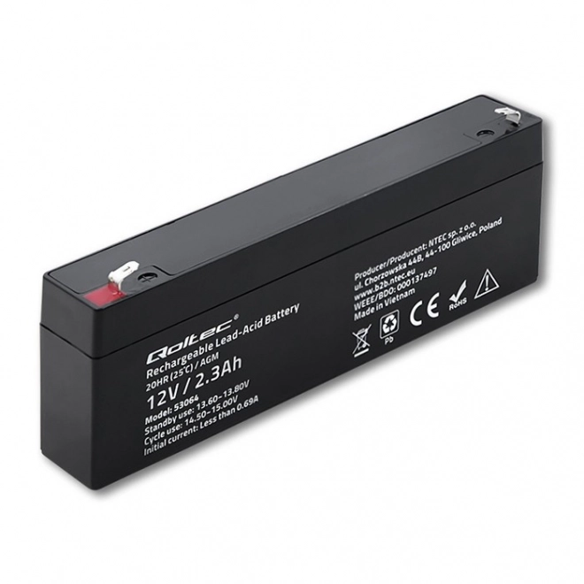 AGM Battery 12V 2.3Ah