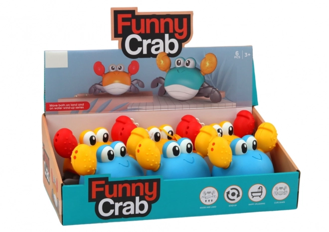 Wind-Up Bath Toy Crab