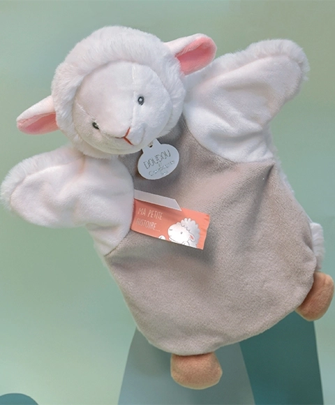 Plush Hand Puppet Sheep