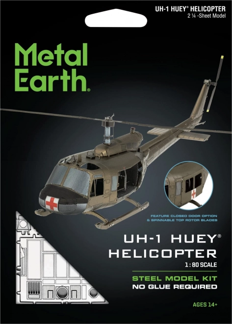 Metal Earth 3D Puzzle Helicopter UH-1 Huey