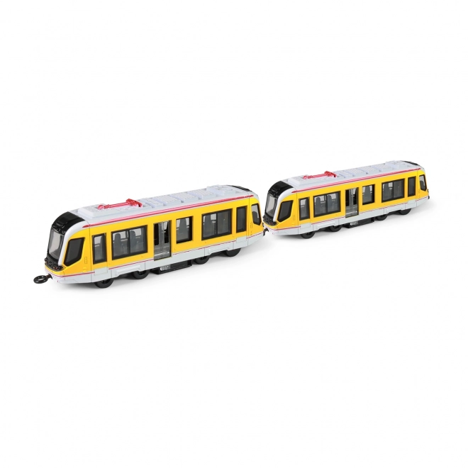 Yellow Metal Tram Toy