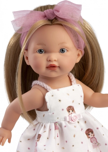 Realistic Doll Llorens Valeria with Full Vinyl Body - 28 cm