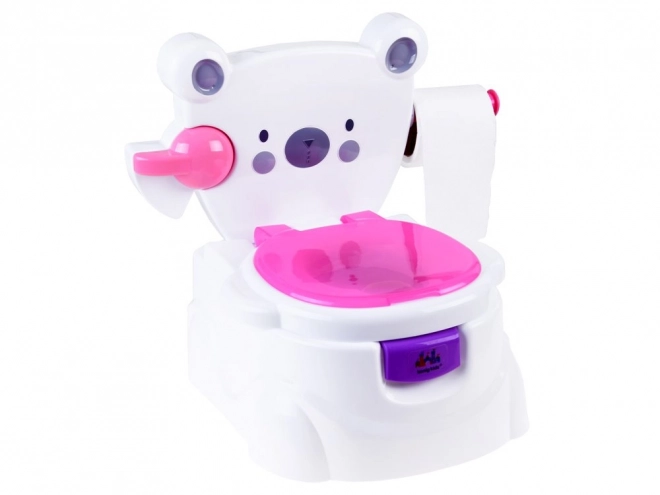 Interactive Bear 3in1 Potty with Sound – pink