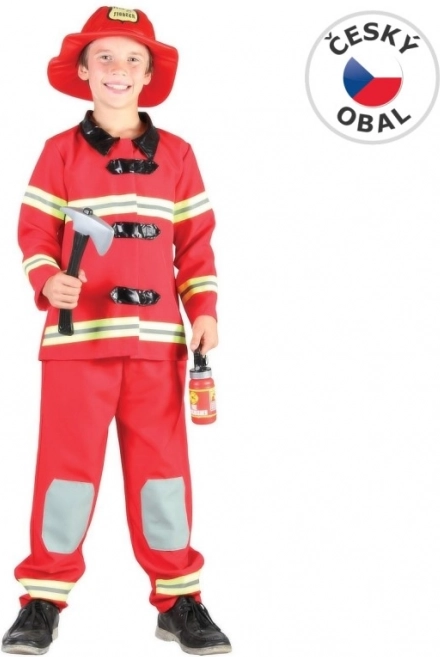 Carnavalskostuum brandweerman voor kinderen