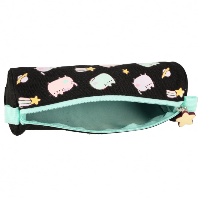 School Pencil Case Pusheen Black