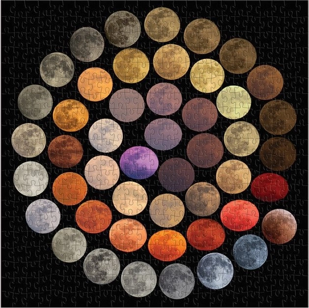 Moon Colors Puzzle 500 Pieces