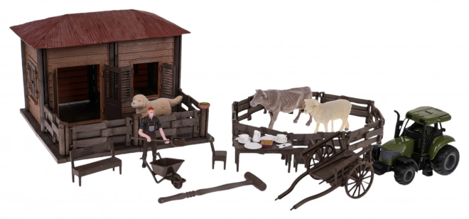 Farm Set with Tractor and Accessories