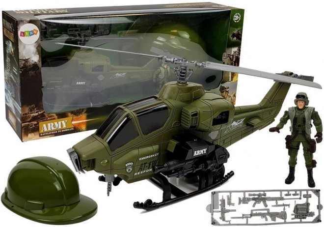 Military Helicopter Set for Kids