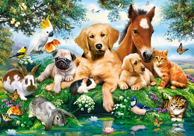 500 Piece Summer Pals Puzzle