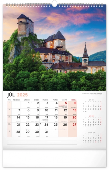 Wall Calendar Our Slovakia 2025